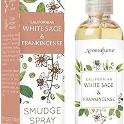 White Sage & Frankincense Smudge Spray & Natural Mist by Aromafume | 100 ml / 3.3oz | Made with Salvia Apiana & Boswellia Resin Extracts | Ideal for positivity | Non-alcoholic, non-toxic & vegan-image-68
