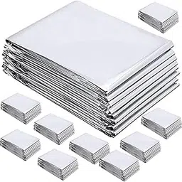 BIUDECO 12 Sheets Greenhouse Reflective Film Polyester Insulation Blanket for Grow Room Plant Reflective Film-picture-30