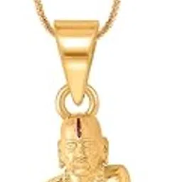 p. n. gadgil jewellers P.N.Gadgil Jewellers 22 Karat (916) BSI Hallmarked Yellow Gold Shree Swamisamartha ReligiousPendant For Women/Men GP56-picture-20