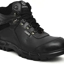 ozarro Genuine Leather Steel Toe Safety Shoe (NW4442)-picture-13