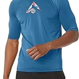 Men's Porta UPF 50+ Sun Protective Rashguard Swim Shirt-image-88