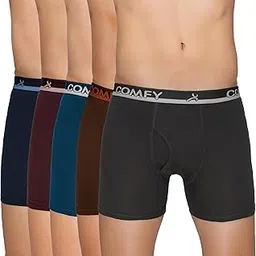 amul comfy Men's Multicolour Cotton Solid Trunk Pack of 5 (Assorted Colour May Vary)-picture-16