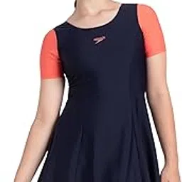 Speedo Girl's Endurance10 Sleeved Closedback Swimdress with Boyleg | Chlorine Resistance | Shape Retention Fabric | UPF 40+ Sun Protection-picture-50