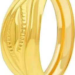 malabar gold & diamonds Malabar Gold and Diamonds Gold Ring for Women|Ring for Birthday, Wedding, Anniversary & Valentine's Day Gift image 1