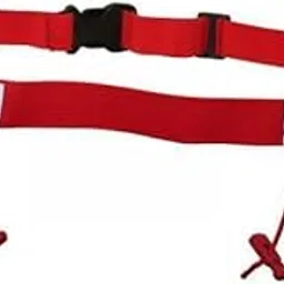 JAZZY PEARLS® 5xReflective Tape Cycling Race Number Belt Triathlon Waist Belt Night Running Red-Sporting Goods-Fitness Running & Yoga-Fitness Equipment & Gear-Running Belts-image-87