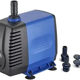 Asian Pumps Submersible Water Pump 60W Ultra Quiet,Head 3Mtr Flow 3000L/Hr, Ac 220V with Flow Control For Fountain/Circulation/Hydrophonic/Aquarium/Pond with Outlet Dia Nozzle 13/16/19 mm-image-21
