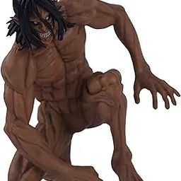 Offo Attack on Titan Anime Eren Yeager Attack Action Figure [18cm] | Striking Anime Statue for Room Decor, Display Shelf & Office Table | Ideal Gift for Fans & Collectors-picture-48