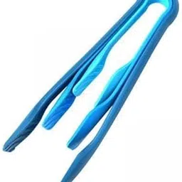 UJEAVETTE 2xServing Tongs Multifunction Kitchen Utensils Portable Food Holder Bread Clamp Blue-picture-32