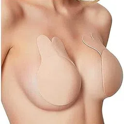 Push Up Breast Lift Tape Nipple Stickers Lift Strapless Coverage Solutions for Women & Girls Push up Self Adhesive Breast Pet Lift Up Wire Free Bra Multicolour-image-1