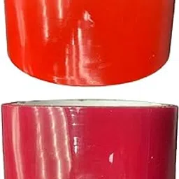 THE STYLE SUTRA 2Pcs Funny Decompression Toys Sticky Ball Rolling Tapes Red Cherry Red-image-2