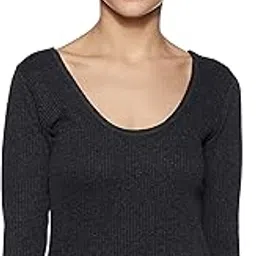 bodycare Women's Plain/Solid Thermal Top (B211C_Melange_100)-picture-11