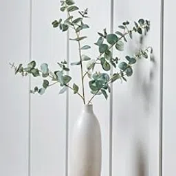 Xtore 5 Pcs Artificial Eucalyptus Leaves Sticks for Home Decor & Office Decor (Pack of 5, Green) Pot NOT Included-picture-34