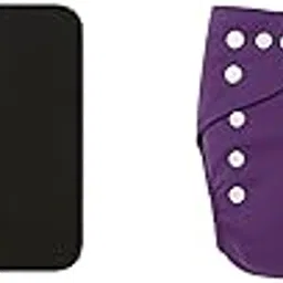 Reusable Cotton Baby Cloth Diaper | Adjustable Snap Diaper for Newborns, Infants & Toddlers | Washable & Eco-Safe Nappy| 2 Diapers And 2 Insert pad Onesize Diapers - (Pack Of 4)-picture-23