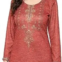 biba Women Poly Cotton Straight Fit Printed Kurti-picture-44