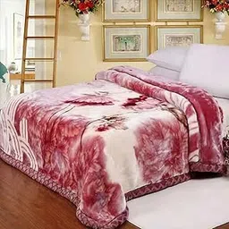 Gold Premium 2Ply Single Bed Blanket Heavy Ultra Soft and Warm for Automn Winter with Fancy Bag, Special for Diwali Gift and Marriage Purpose (ISH4)-image-29