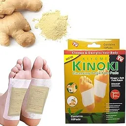 GOXIN Detox Foot Patches, Toxin Remover Foot Pads for Weight loss, Liver Cleanse, Stress Relief – Natural Leg Detox Patch for Men & Women - 1 Pack (10 Pads) image 1