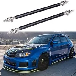 2PC Carbon Big Strut Rods for Cars 8''-11'' Automotive Replacement Bumper Lip Splitter Bars Fit Adjustable diffuser Universal Front Splitter Support Rods-picture-11