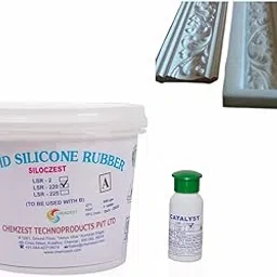 SILOCZEST LSR220 Liquid Silicone Rubber for Resin Art Craft, POP & Clay Mold Making Applications (LSR200 SLOW-500GM)-picture-70