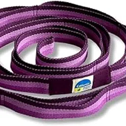 california wellness products Stretching Strap with Loops 12 Multi Loop Non Elastic Stretch Strap, Physical Therapy Equipment, Yoga Strap Stretch Bands for Exercise and Flexibility, Leg and Calf Stretcher Belt (Purple)-picture-23