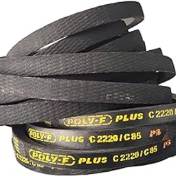 Fenner Poly-F Plus PB, C 85 Heavy-Duty Industrial V-Belt, Heat and Oil Resistant, Black,-image-62