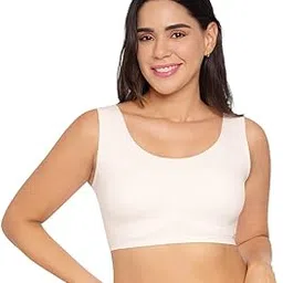 dermawear Women's Nylon Spandex Soft Padded Breezeology Bra (B-256)-picture-29