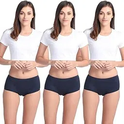 Adira | Period Panties For Women Boxers | Skin-Friendly Period Panty Boxers For Women | Stain-Free Periods With Support Patch For Pad | Leakproof Women's Underwear For Medium To Heavy Flow | Pack Of 3-picture-12