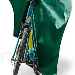 TUFFPAULIN Cycle Wrap Green, Universal Cycle Cover, Bicycle Cover, Extra Strong, Durable, UV Resistant, 100% Waterproof Virgin, 6 Layers 3D Rib Technology, 68in x 20in x 34in - 1 No.-image-7