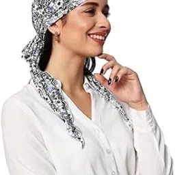 the headscarves Women Printed Pre-Tie Scarf for Chemo Hair Loss Women Free Size-picture-49