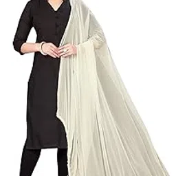 tulsi Women's Solid Chiffon Dupatta-picture-31