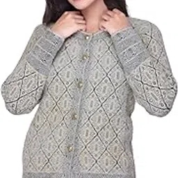fashstore Womens Winter Wear self Design Regular Cardigan Sweater-picture-46