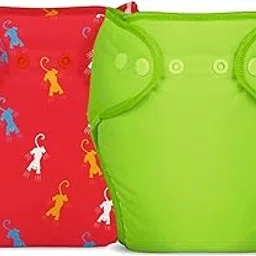Bumberry New & Improved Smart Nappy For New Born Baby (SM |4-9 months) | Holds Upto 3 Pees With Extra Absorbtion & 100% Leak Protection All in One Cloth Diaper For Just Borns - 2 Pcs - Kit 1-picture-11