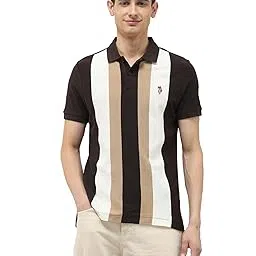 u.s. polo assn. denim co. Men's Vertical Striped Regular Fit Polo Shirt-picture-18