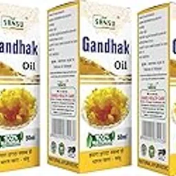 Sansu Gandhak Ka Tail 50ml (Pack of 5) | 100% Pure & Natural.-picture-19