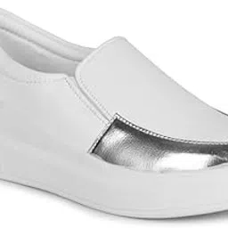 prasking Stylish Premium High Top Slip On Sneaker Shoes for Women-picture-11