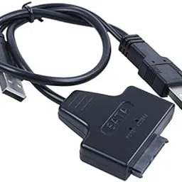 ubersweet UBERSWEET® 2X(Dual USB 2.0 to SATA 7+6 13pin CD DVD Drive Hard Disks Adapter Converter Q3C2-picture-17