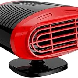 MYADDICTION Car Heater Fan 120W 360 Rotatable Heating Cooling 2 Gear 12V Black Red| Parts & Accessories | Car & Truck Parts-image-16