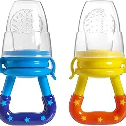 IKAAHUB Baby Food Feeder Pacifier with Mesh Strainer for Fresh Fruits and Vegetables, Multi-Colour, Star Design(Pack of 2 Pc.)-picture-18