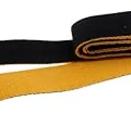 Ubersweet® Yoga Stretch Strap D-Ring Belt Figure Waist Fitness Exercise Training Yellow (65008003JEL)-picture-10