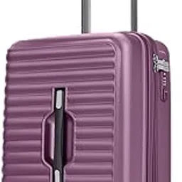 Polycarbonate Trunk Cabin Trolley Bag, 55cm | Small Double Spinner Hardsided Luggage with Smooth 8-Wheel & TSA Lock | Suitcase for Travel | 5-Year International Warranty (Magenta)-image-9