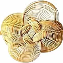 Bhartiye Crafts Traditional Bamboo Hair Clip with Stick, Natural Wood, Handmade Bun Pin, Elegant Hair Clip Accessory for Women-picture-48