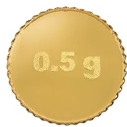 0.5 Gram 24k (999) Yellow Gold Coin-image-36