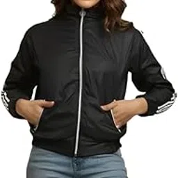 maykr Women's Windcheater Jacket - Lightweight Polyester Zipper Closure | Full Sleeve Jacket For Winter Season| Stylish & Weather-Resistant - N_W-4101_WC_02-picture-14