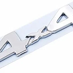 Asraw Chrome Finish 4x4 Car Sticker - 4x4 Emblem for Car (15x4 cm)-image-10