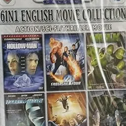 dkd 6 in 1 English Movie Collection (Hollow Man 1, 2, Fantastic Four 1, 2, Hulk 1, 2) DVD-picture-11