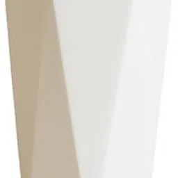 Modern Geometric Hexagon Plastic Flower Vase – Stylish Decorative Tabletop Planter (1 Pc)-image-41