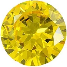 Certified 6.25 Ratti Carat Natural Cubic Yellow Zircon/American Yellow Diamond Stone Loose Gemstone with Lab Certificate-image-41