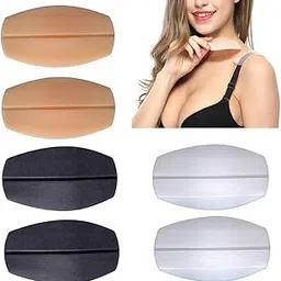 magicmode 3 Pairs Silicone Bra Strap Cushions Holder Non-Slip Comfortable Shoulder Pads-picture-43