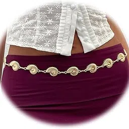 shining diva fashion Belts for Women and Girls Stylish Kamarbandh Kamar Chain Waist Belt for Dresses Jeans Saree (rrsd16864wb)-picture-16