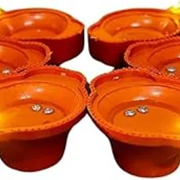 HR AMAN TRADERS Water Sensor Led Festival For Puja,Pack Of 12ComboSmokeless | Led Light,Led candle,Decorative Light|Occasion Used For Home Décor, Deepawali| Vikakku, Karthigai Deepam,Agal velakku (12)-picture-15