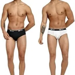 2ballz Regular Brief for Men (Without Pouch) | Breathable Tencel Modal Fabric |3X Softer Than Cotton | Anti Odour | Ultrasoft Waistband | Pack of 2.-picture-44